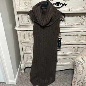 *NWT* Rachel Zoe Cowl Neck Sleeveless Sweater Dress